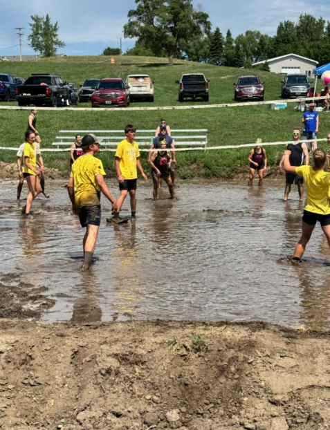 Mud volleyball at the Dunn County Fair